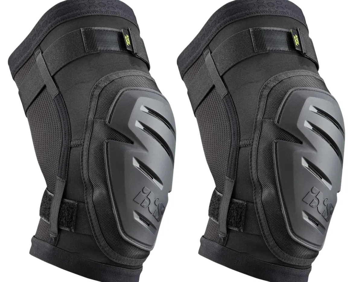 iXS Hack Race Knee Guard (Black) (M)