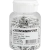 Jagwire Cable End Crimps (Silver) (1.8mm) (Bottle of 500)