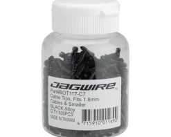 Jagwire Cable End Crimps (Black) (1.8mm) (Bottle of 500)