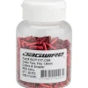 Jagwire Cable End Crimps (Red) (1.8mm) (Bottle of 500)