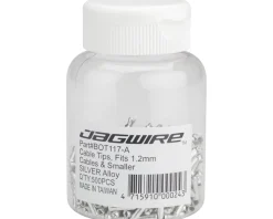 Jagwire Cable End Crimps (Silver) (1.2mm) (Bottle of 500)