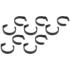 Jagwire Clip Ring for E-Bike Control Wires (Black) (28.0-31.8mm) (Bag of 10)
