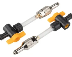 Jagwire Elite DOT Bleed Kit Universal Adapters (w/1/4-Turn Valves) (Pair)
