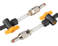 Jagwire Elite Mineral Oil Bleed Kit Universal Adapters (w/1/4-Turn Valves) (Pair)