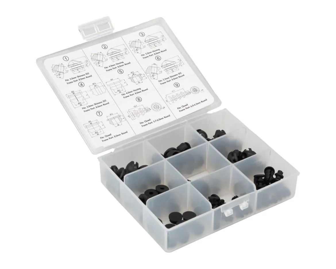 Jagwire Frame Plug Combo Box for Housing (Di2 & Closed-Type)