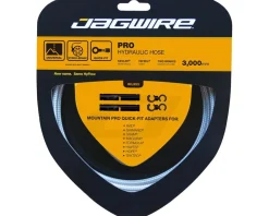 Jagwire Mountain Pro Hydraulic Disc Hose Kit (Sterling Silver) (3000mm) (Braided) (Requires Jagwire Mountain Pro Quick-Fit Kit)