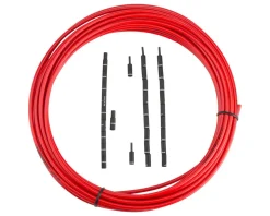 Jagwire Pro Compressionless Brake Housing (Red) (5mm) (10 Meters) (w/ Slick-Lube Liner)
