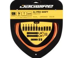 Jagwire Pro Shift Kit (Orange) (For Shimano/SRAM) (1.1mm) (2300/2800mm) (Cables & Housing)