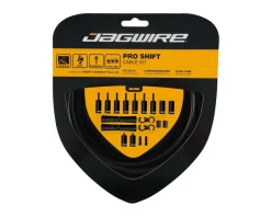 Jagwire Pro Shift Kit (Stealth Black) (For Shimano/SRAM) (1.1mm) (2300/2800mm) (Cables & Housing)