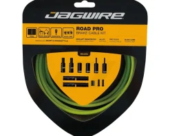 Jagwire Road Pro Brake Cable Kit (Organic Green) (Stainless) (1.5mm) (1500/2800mm) (w/ Housing)