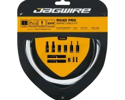 Jagwire Road Pro Brake Cable Kit (White) (Stainless) (1.5mm) (1500/2800mm) (w/ Housing)