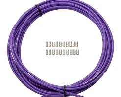 Jagwire Sport Brake Housing (Purple) (5mm) (10 Meters) (w/ Slick-Lube Liner)
