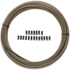 Jagwire Sport Brake Housing (Carbon Silver) (Braided) (5mm) (10 Meters) (w/ Slick-Lube Liner)