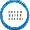 Jagwire Sport Derailleur Cable Housing (Blue) (4mm) (10 Meters) (w/ Slick-Lube Liner)