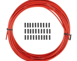 Jagwire Sport Derailleur Cable Housing (Red) (4mm) (10 Meters) (w/ Slick-Lube Liner)