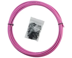 Jagwire Sport Derailleur Cable Housing (Pink) (4mm) (10 Meters) (w/ Slick-Lube Liner)