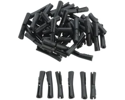 Jagwire Tube Tops 5G Frame Protectors for Brake/Shift Housing (Black) (Bag/50)