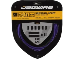 Jagwire Universal Sport Brake Cable Kit (Purple) (Stainless) (Road & Mountain) (1.5mm) (1350/2350mm) (w/ Housing)