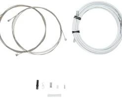 Jagwire Universal XL Sport Brake Cable Kit (White) (Stainless) (Road & Mountain) (1.5mm) (2000/2500mm) (w/ Housing)
