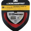 Jagwire Universal XL Sport Brake Cable Kit (Red) (Stainless) (Road & Mountain) (1.5mm) (2000/2500mm) (w/ Housing)