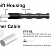 Jagwire 1x Elite Link Shift Cable Kit (Grey) (For SRAM/Shimano) (w/Polished Ultra-Slick Cable)