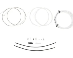 Jagwire 2x Elite Sealed Shift Cable Kit (White) (1.1mm) (2300mm) (Cables, Liners, & Housing)