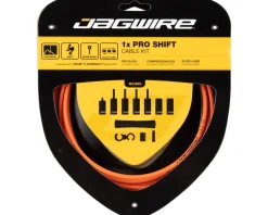Jagwire 1x Pro Shift Kit (Orange) (For Shimano/SRAM) (Mountain & Road) (1.1mm) (2800mm) (Cable & Housing)