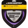 Jagwire 2x Sport Shift Cable Kit (Purple) (For Shimano/SRAM) (1.1mm) (1500/2300mm) (Cables & Housing)