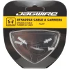 Jagwire Alloy Straddle Brake Cable Carrier (Black) (Pair)
