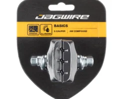 Jagwire Basics X-Age Molded Caliper Brake Pads (Black) (1 Pair) (Threaded Post)