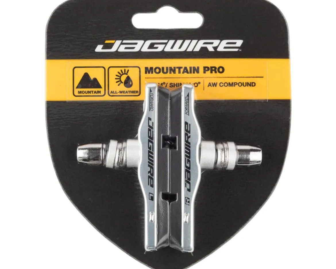 Jagwire Mountain Pro V-Brake Pads (Silver) (1 Pair)