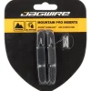 Jagwire Mountain Pro V-Brake Pad Inserts (Black/Red) (1 Pair) (All-Weather Compound)
