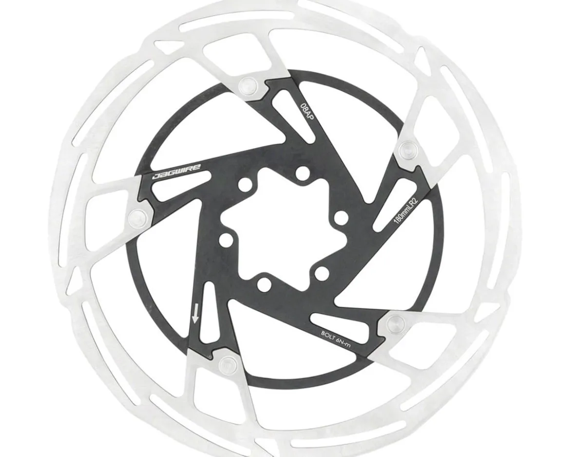 Jagwire Pro LR2 Disc Brake Rotor (Silver/Black) (6-Bolt) (180mm)