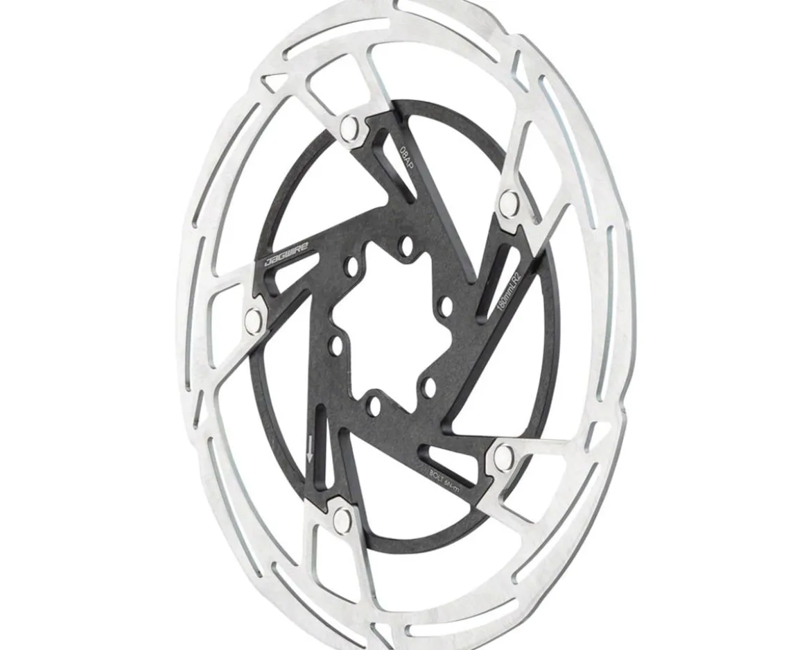 Jagwire Pro LR2 Disc Brake Rotor (Silver/Black) (6-Bolt) (180mm)