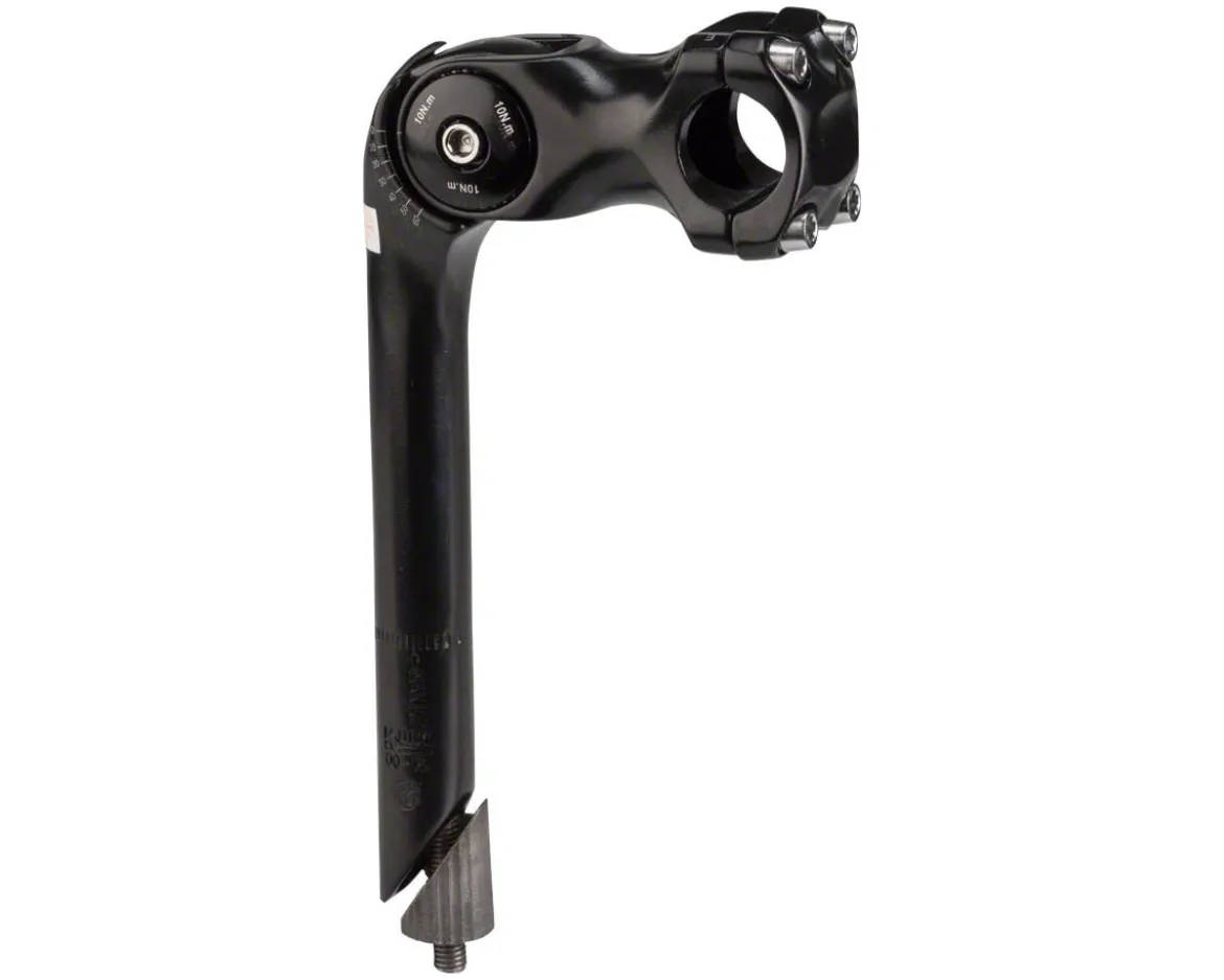 Kalloy Uno 822 Stem (Black) (25.4mm) (100mm) (Adjustable) (1" Threaded Steerer)