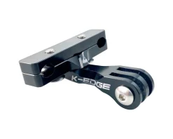 K-Edge Go BIG Pro Saddle Rail Camera Mount (Black) (For GoPro, Garmin, Shimano)