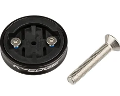 K-Edge Gravity Stem Cap Mount for Garmin Devices (Black)