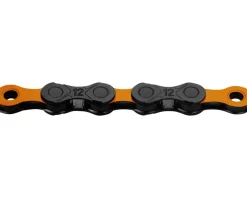 KMC DLC 12 Chain (Black/Orange) (12 Speed) (126 Links)