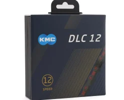 KMC DLC 12 Chain (Black/Red) (12 Speed) (126 Links)