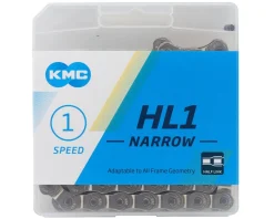 KMC HL1 Narrow Half Link Chain (Silver) (Single Speed) (100 Links) (3/32")