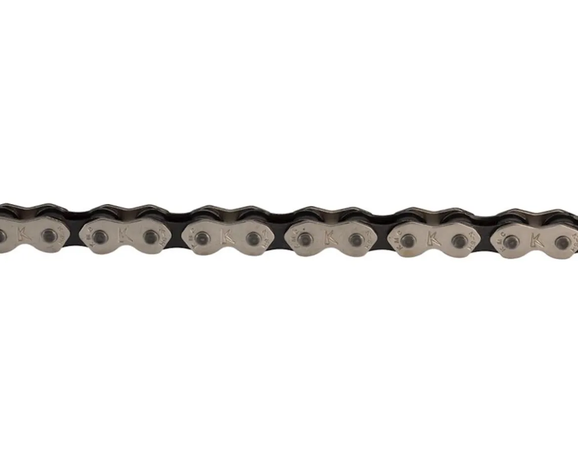 KMC K1 Wide Chain (Silver/Black) (Single Speed) (112 Links) (1/8")