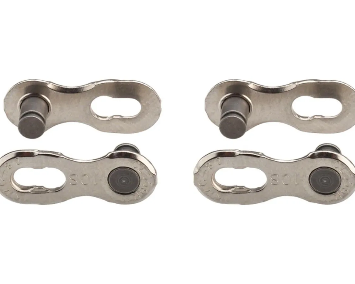 KMC Missing Link Master Link (Silver) (10 Speed) (2 Pairs)