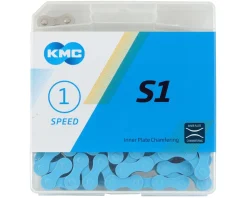 KMC S1 BMX Chain (Blue) (Single Speed) (112 Links)