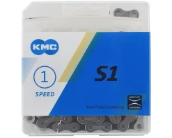 KMC S1 BMX Chain (Silver/Brown) (Single Speed) (112 Links)
