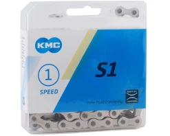 KMC S1 BMX Chain (Silver) (Single Speed) (112 Links)