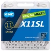 KMC X11SL Waxed Chain (Silver) (11 Speed) (118 Links)
