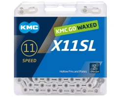 KMC X11SL Waxed Chain (Silver) (11 Speed) (118 Links)