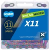 KMC X11 Waxed Chain (Aurora) (11 Speed) (118 Links)