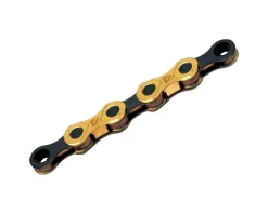 KMC X12 Waxed Chain (Ti Gold/Black) (12 Speed) (126 Links)