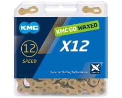KMC X12 Waxed Chain (Ti Gold) (12 Speed) (126 Links)